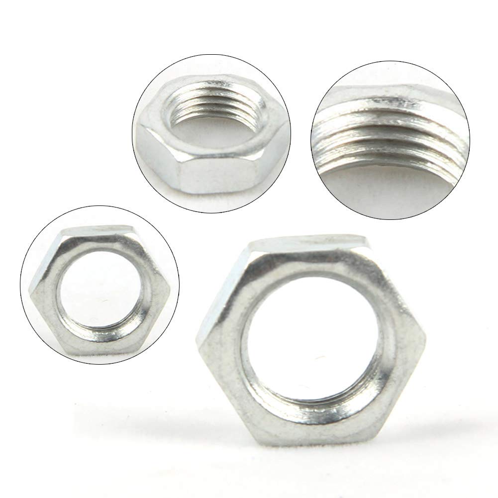 Blue Lock 1 Variant Dado A Flangia Esagonale Grado 8, Filettatura 5/16-18, Finitura Giallo Zinco - Scegli La Quantità Dadi M8 - Foto 6