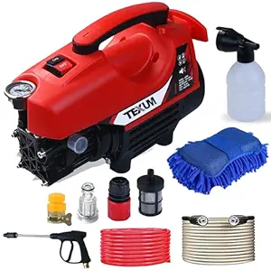 Texum TX-50 Portable high Pressure Car Washer Machine for Washing car, Bike, Vehicle, 145 Bar Max Pressure and 2200 watt Motor Power. (Updated Model)