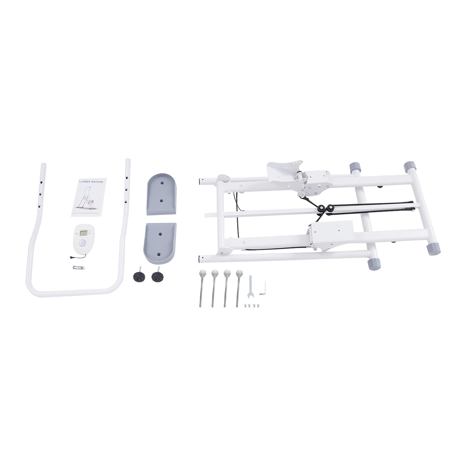 Stepper per scale per esercizi di casa, palestra, pieghevole, verticale per allenamento, con display LCD, capacità di carico 150 kg, per giovani, ballerini, ginnastica, cheerleader, yoga