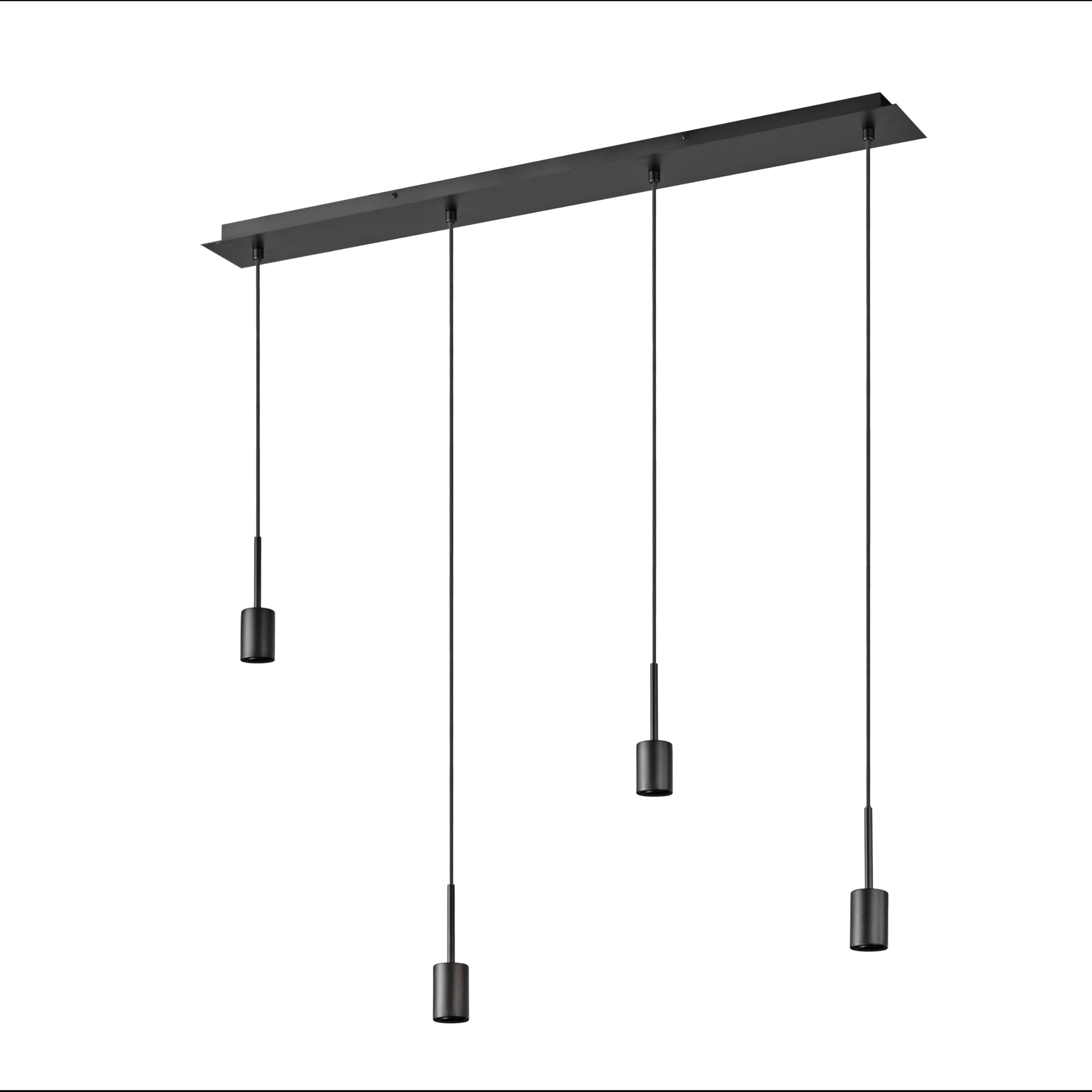 Osram Decor Needle Pendant Linear Ceiling Light 4Xe27 Dark Grey 4X15W Led Modern from B&Q