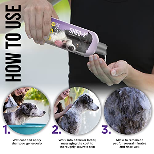Shed-X Shed Control Shampoo for Dogs, 16 oz – Reduce Shedding – Shampoo Infuses Skin and Coat with Vitamins and… - Image 6
