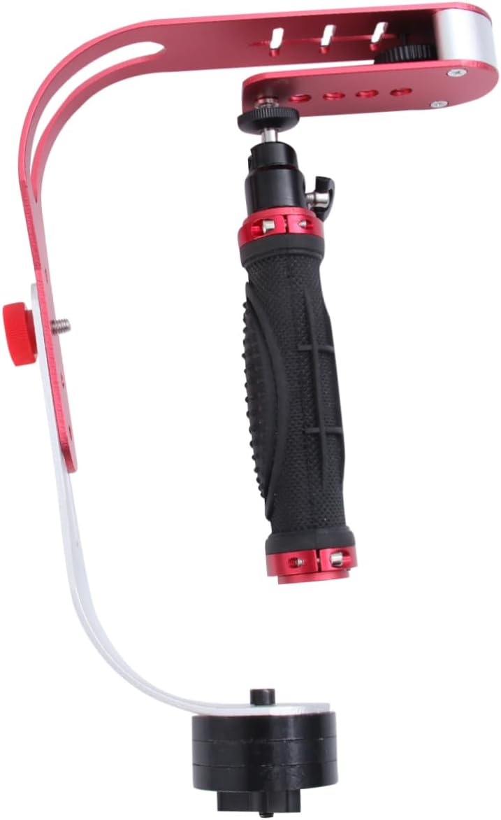 Tofficu 1pc Handheld Camera Stabilizer for and Videos Bow-Type Design for Photography and Videography Red