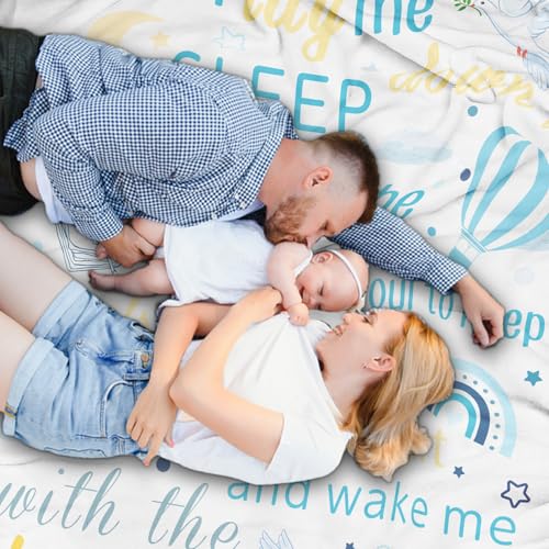 Image of First Communion Gifts Babys Blanket, Baptism Gifts for Girls Boys, Baby Blanket Gifts for Grandkids Daughter Son, Confirmation Religious Christian Soft Throw Blankets50 X60