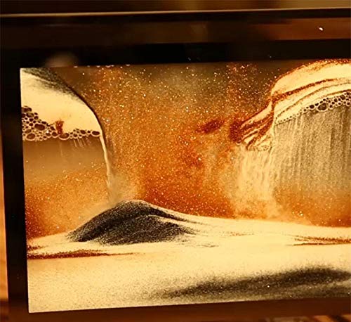 Feili Moving Sand Art Picture Deep Sea Dynamic 6D Sandscapes Pictures In Motion Office Desktop Art Decor Toys #TOP3
