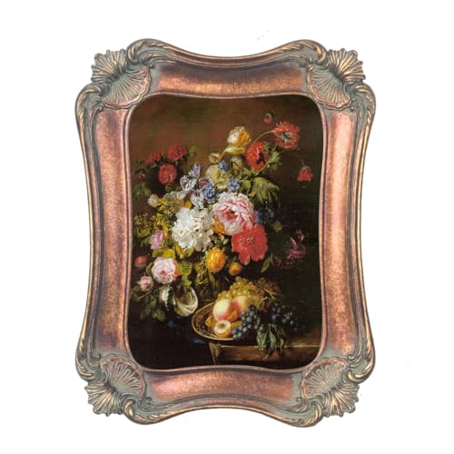 PARAFAYER Vintage Picture Frame 4x6 Inch, Antique Bronze Ornate Photo