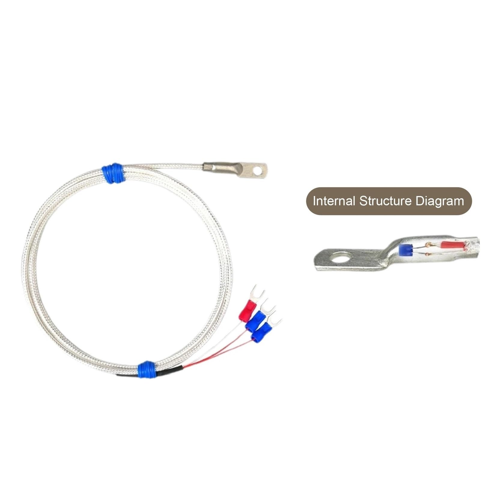 Sensor de temperatura PT100 Sonda de temperatura de montaje en superficie impermeable(PT100-B-H-6M)
