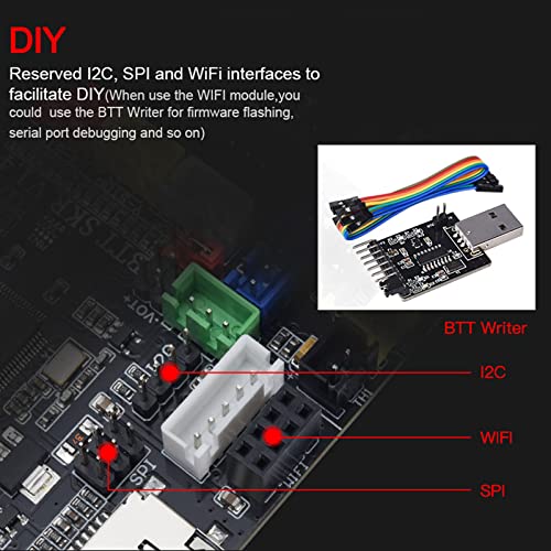 Bigtreetech KINGPRINTER-1020000399 Skr V1.4 Control Board 32Bit Upgrade Skr V1.3 Motherboard, Compatible Tft35/Tft35 E3/Tft70 Touch Screen Mini12864 Lcd Support Tmc2209/Ez2209/Tmc2208/Tmc5160 For Most Fdm 3D Printer thumb #3