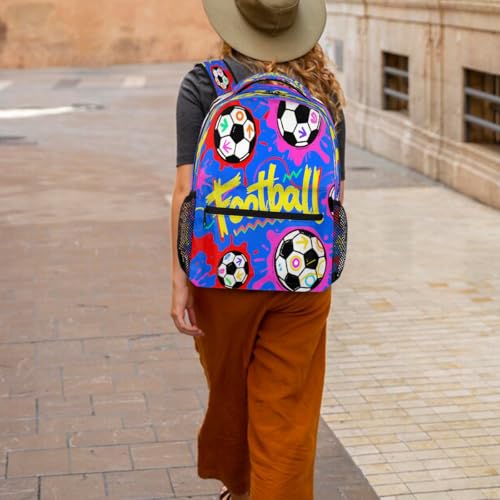 Mochila ligera de fútbol para instituto y viajes de fin de semana 6
