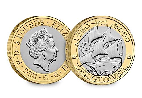 2020 UK Brilliant Uncirculated Royal Mint Commemorative Annual Coins £2 £5 50p Britannia (Mayflower £2)
