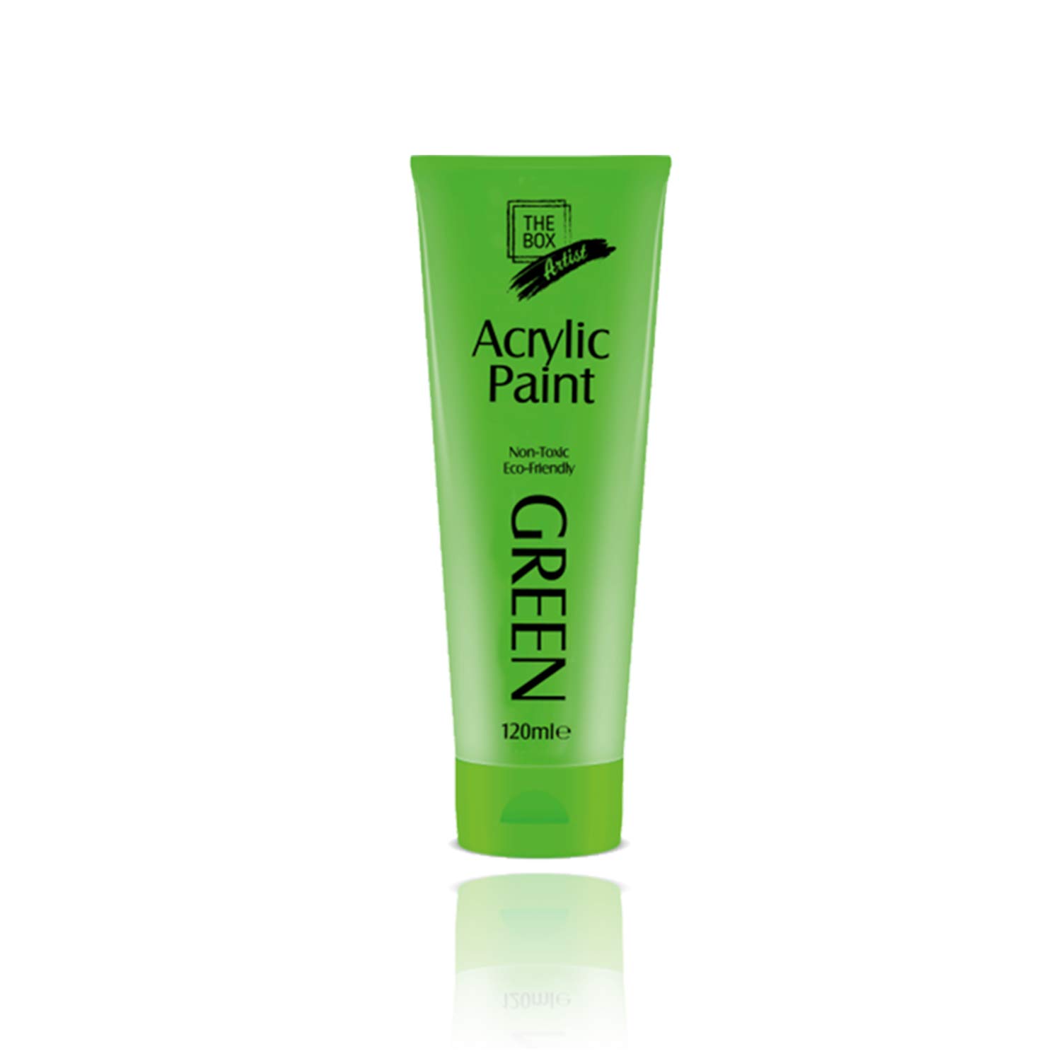 The Box Artist Green 120Ml Acrylic Paint Tube Colours Art Crafts Artists Painter Painting (Green)