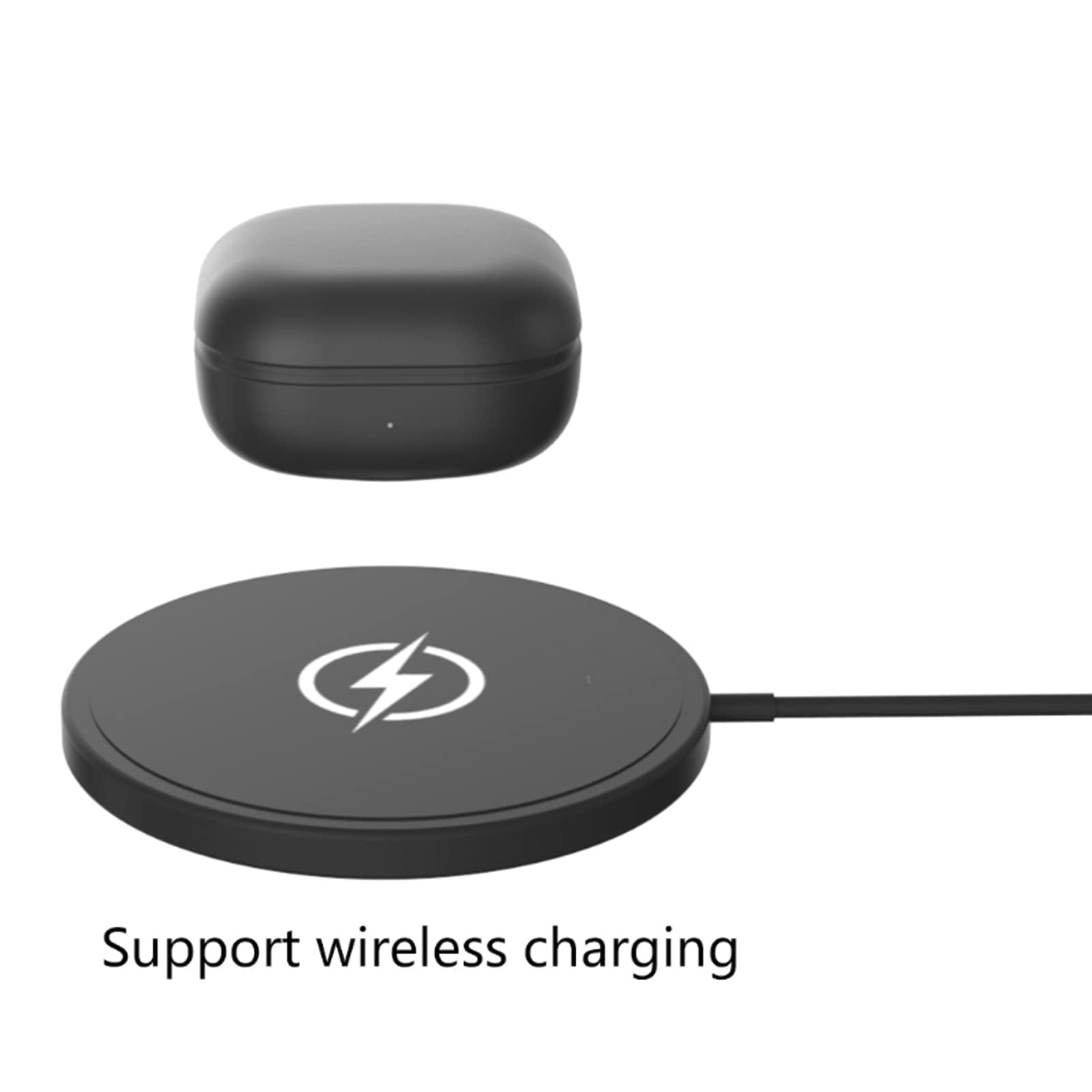 Ersatz Ladecase für Buds 2 Pro Drahtlose Ladegehäuse, Kabellose ladehülle mit Bluetooth Verbindung, 700 mAh Batterie, Typ C Ladekabel