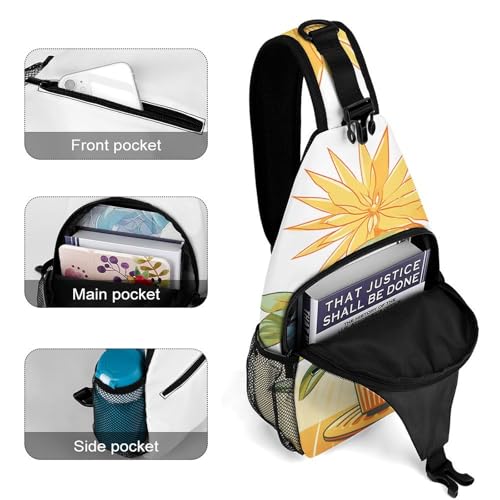 Sling Bag Mochila Crossbody Casual para Senderismo miniatura 4