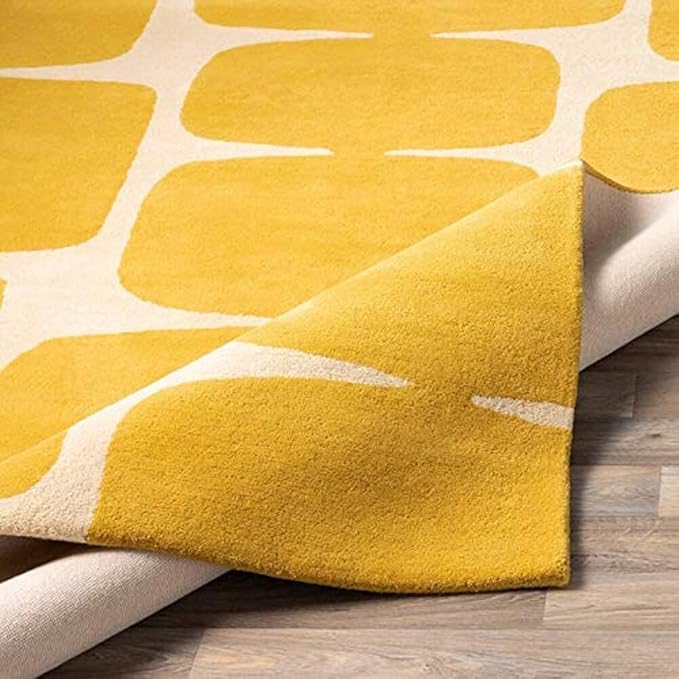 Image of Soft Pure Woolen Modern Collection Tufted Carpet for Living Room,Bedroom'Kitchen and Hall (11 X 15) Feet