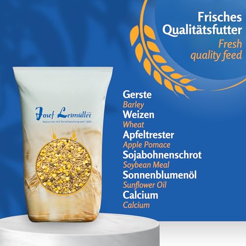 Leimüller Wildfutter 7 Rotwildfutter 25 kg - Vitaminreiches Wildtierfutter für den Winter - Rehfutter für Rehe, Rotwild, Hirsche & Rehkitze