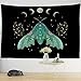 Tapisserie Psychédélique Papillon Support Mural Lune Bohème Hippie Tapiz Sorcellerie Tapisserie Couverture A3 180x200cm