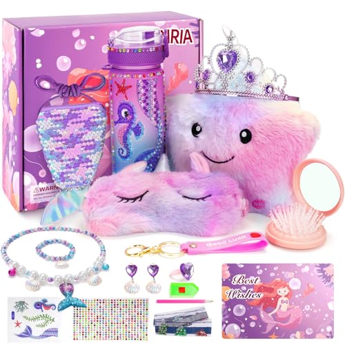 Jenria Mermaid Gift for Girls Toys Age 6-8, Kindergarten Graduation Gifts for...