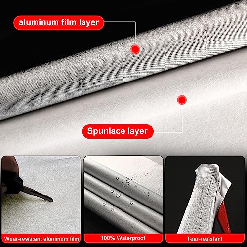 Image of Waterproof Car Covers Replace for 2010-2025 Chevy Camaro, 6 Layers All Weather Custom-fit Car Cover with Zipper Door & Windproof Bands for Snow Rain Dust Hail Protection