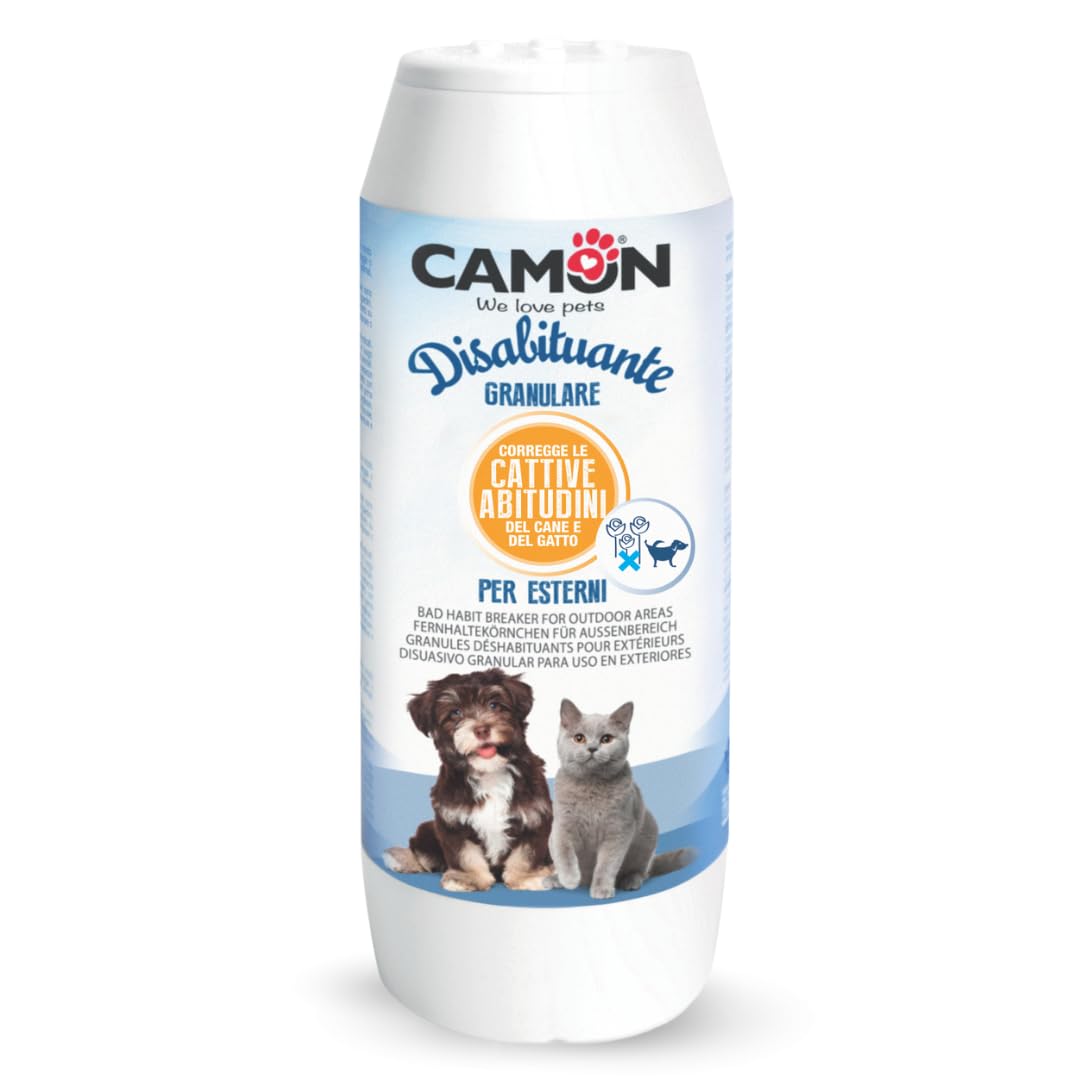 CAMON | Disabituante Cani e Gatti Granulare, 1L, Efficace per Ambienti Esterni, Sicuro per Animali e Umani