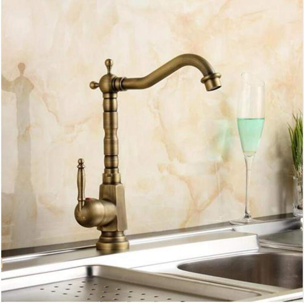Antique Kitchen Faucet Sink Torneira Cozinha Lavabo Bronze Brass Water Tap Mixer Faucet,Antique 1