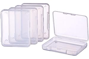 Benecreat 18 Pack Clear Plastic Bead Storage Containers