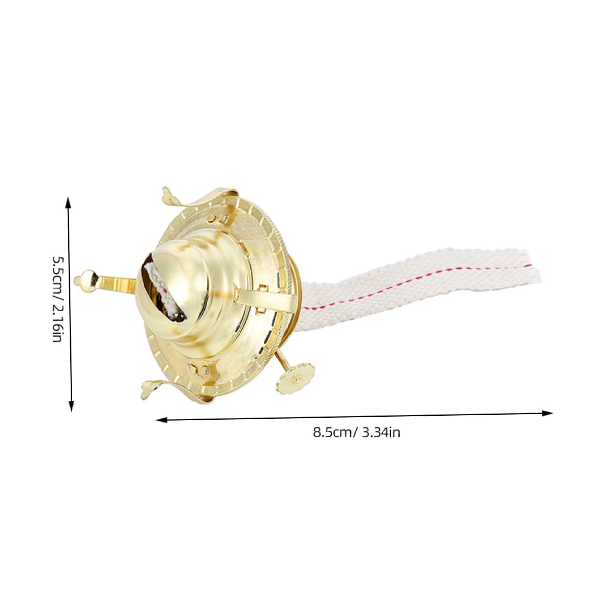 Garneck Retro Oil Lamp Wick Kerosene Lamp Parts Oil Lantern Burner Sturdy Wick Holder Light