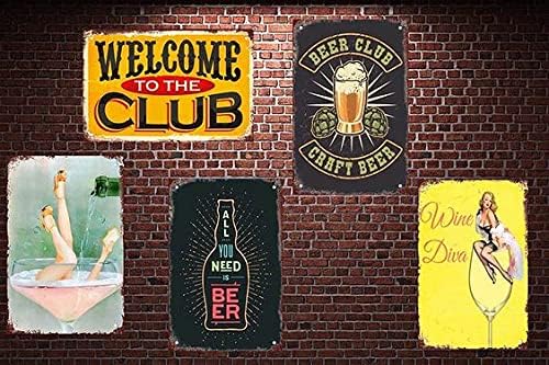 Miniatura 5 de Rosefinch Stone Letrero de metal retro divertido para decoración de pared del hogar, tamaño 8 x 12 pulgadas