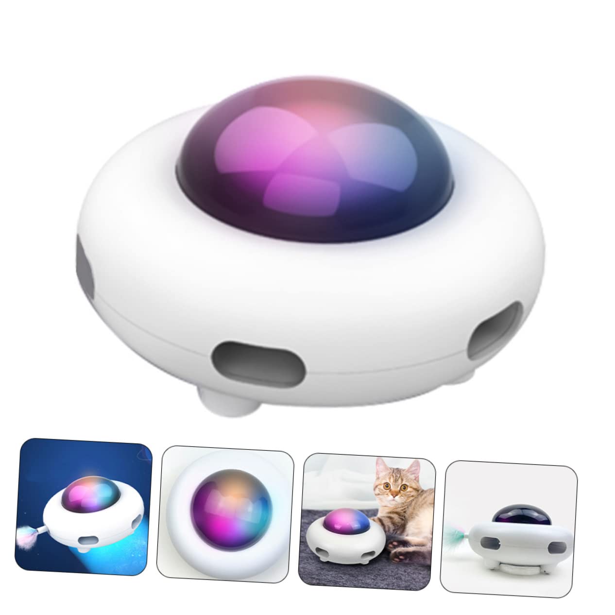 ERINGOGO Giocattolo Gatto Automatico Ricarica USB Giocattolo Interattivo per per Gattini per Alleviare Stress