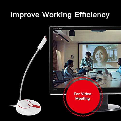 Mini microphone PC portable filaire jack 3.5mm noir pour studio speech - 4