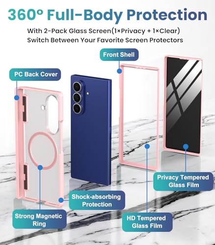 AUDOZ Magnetic Phone Case for Samsung Galaxy Z Fold 7, Fit for MagSafe - image 6