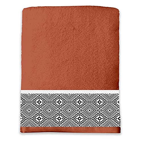 Paris Prix Drap de Douche Esteban 70x130cm Terracotta