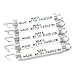 M MAKA Noiseless Springs Silent Springs for Electric Guitar Bridge Tremolo Pack of 5