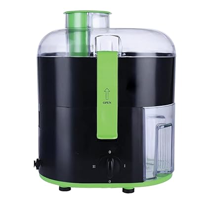 Mysa Juicer Machine | 450W | Centrifugal Juicer Extractor with Big Mouth Feed Chute for Fruits Vegetables | Black