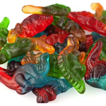 Vidal Gummi Dinosaurs Gummy Candy, 2.2 Pounds