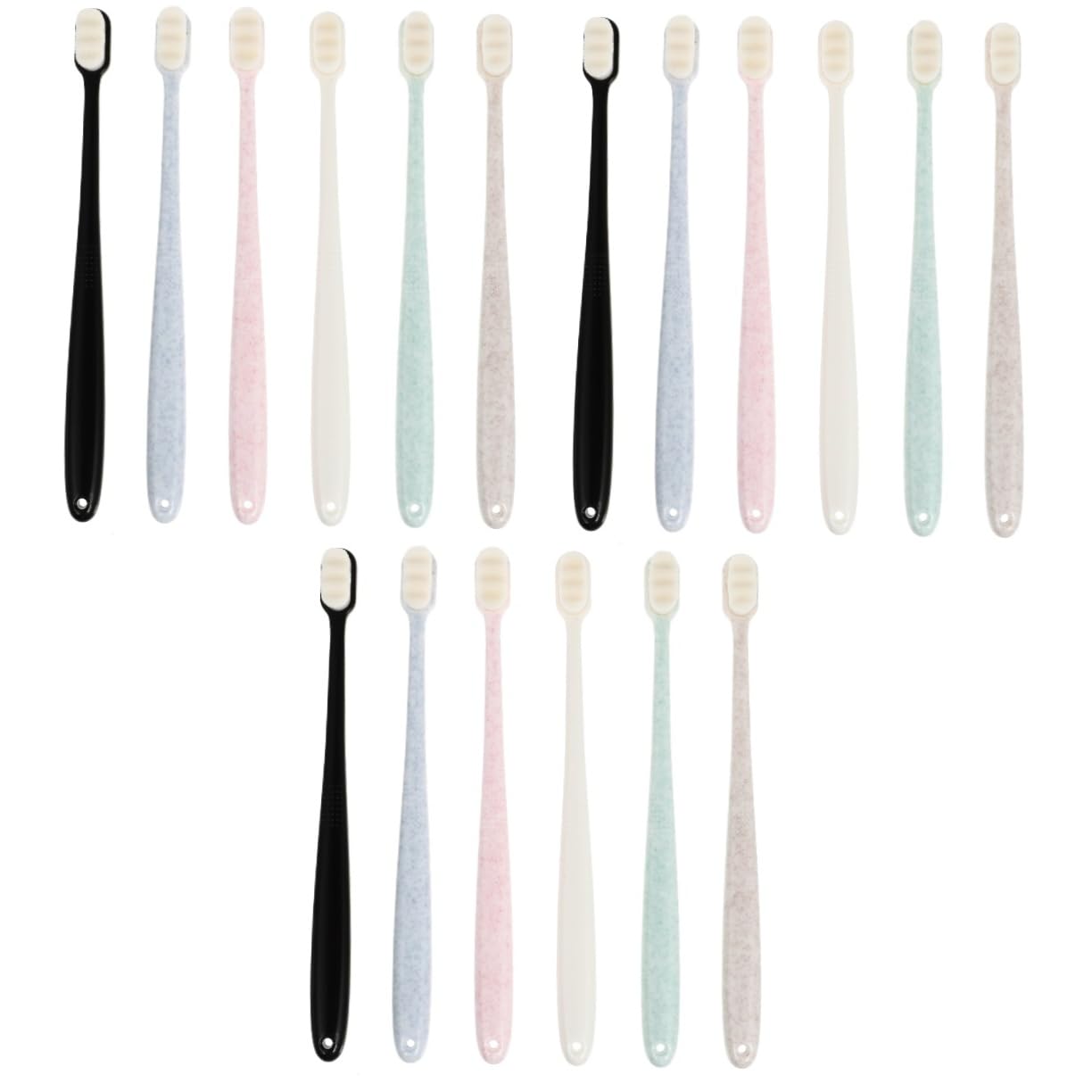 CALLARON 3 Series Cepillo De Suave Toothbrush Escova Dentes Cepillo De De Cerdas Suaves Cepillos De A Granel Cepillos De Caseros Limpieza 6 Piezas*3