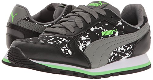 Image of ST Runner NL Splatz Jr, Puma Black-Quiet Shade, 5 M US Big Kid