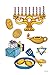 Glitter Hanukkah Stickers