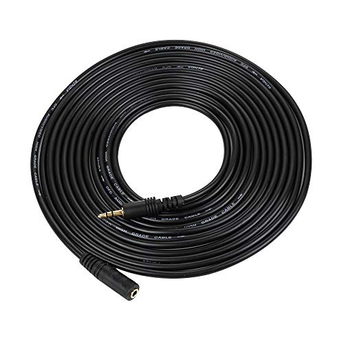 3.5mm Stereo Headphone Extension 15 feet Straight