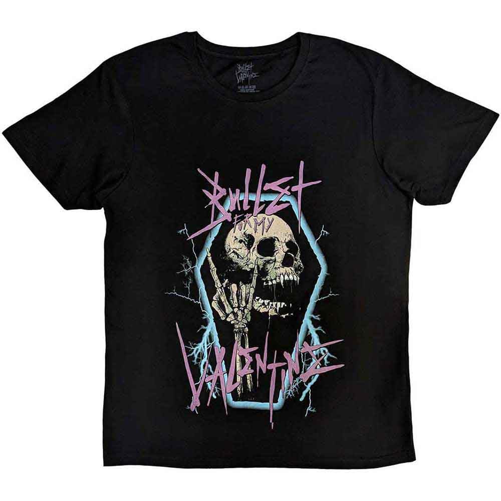 Rock Off officially licensed products Bullet for My Valentine Thrash Skull T Shirt L Black