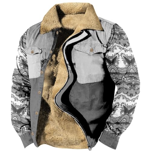 Manteau en coton chaud homme contre le froid avec doublure polaire Sherpa