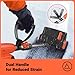 VOLTASK Cordless Snow Shovel, 24V | 13-Inch | 4-Ah Cordless Snow Blower, Battery Snow Blower with Directional Plate & Adjustable Front Handle (4-Ah Battery & Quick Charger Included)