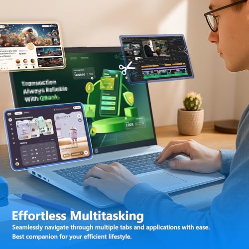 Image of HP 17 Laptop Computer for Business, 64GB RAM, 2TB SSD, Intel 10-Core i5-1334U, 17.3 inch HD+ Anti-Glare Display, Win11 Pro, Backlit Keyboard, Fingerprint, Numeric Keypad, 720p HD Camera, w /Accessories