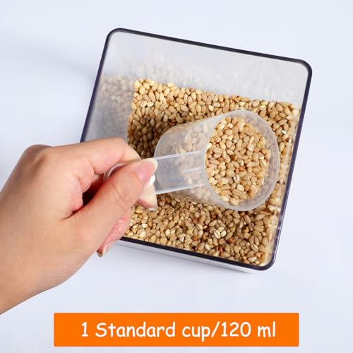 Set 2 vasos medidores plásticos 120 ml reutilizables miniatura 6