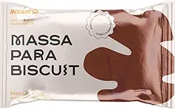 Massa Para Biscuit, Ink Way, Porcelana Fria, 400G, Marrom Terra
