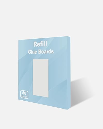 Miniatura 7 de 40 tarjetas de pegamento de repuesto para Dynatrap DT3009 DT3019 DT3039 y Gardner Flyweb, 230093, almohadillas adhesivas de repuesto para trampa de