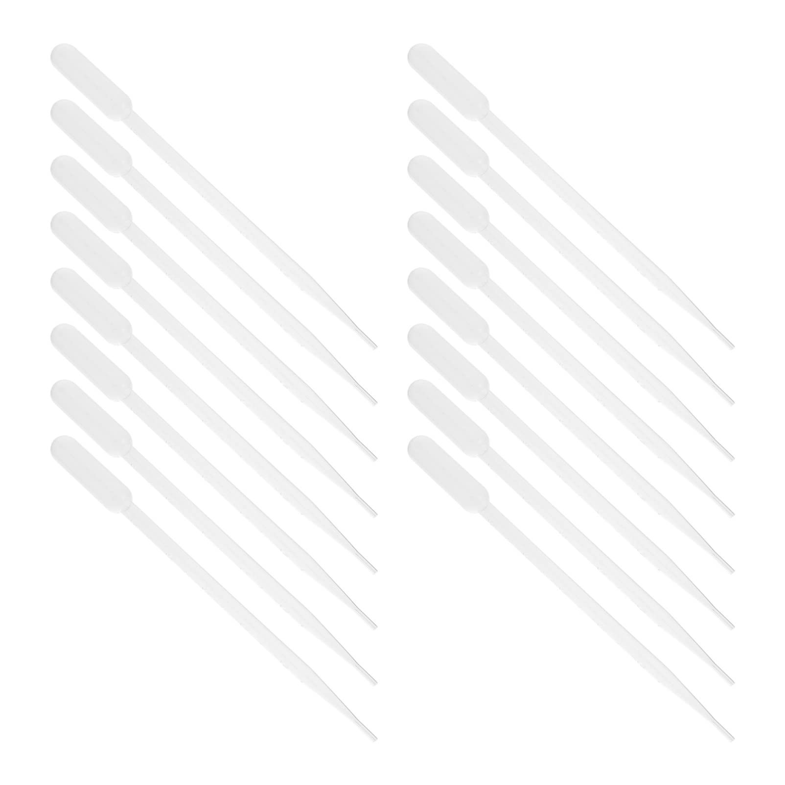 100pcs Graduated Dropper Liquid Dropper Essential Oil Dropper Ml Dropper Plastic Experiment Droppers Water Dropper Laboratory Pipettes Plastic Dropper Transfer Pipettes 5ml Pipette