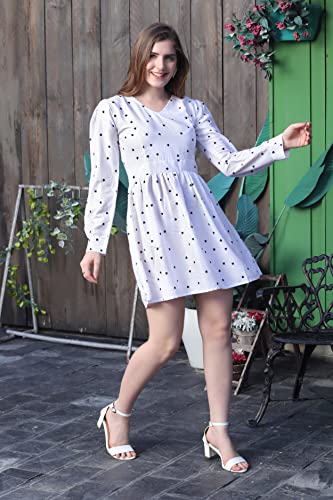 Image of Leriya Fashion Western Dresses for Women |A-Line Knee-Length Dress | Indo Western Dress for Women| Short Dress