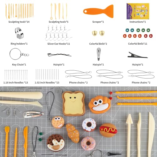 Image of Aestd-ST Polymer Clay 92 Colors, Oven Bake Modeling Clay for Kids & Artists