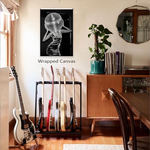 Decoración de pared moderna para sala de estar con pósteres musicales y divertidos de 12x 5