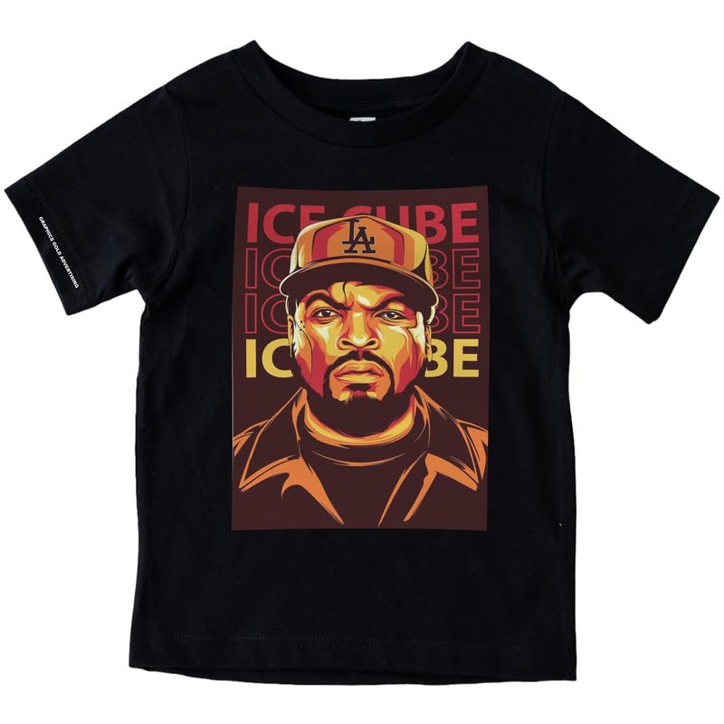 Baby Wear Round Neck Cotton Half Sleeved T-Shirt with Printed Graphics - Ice Cube