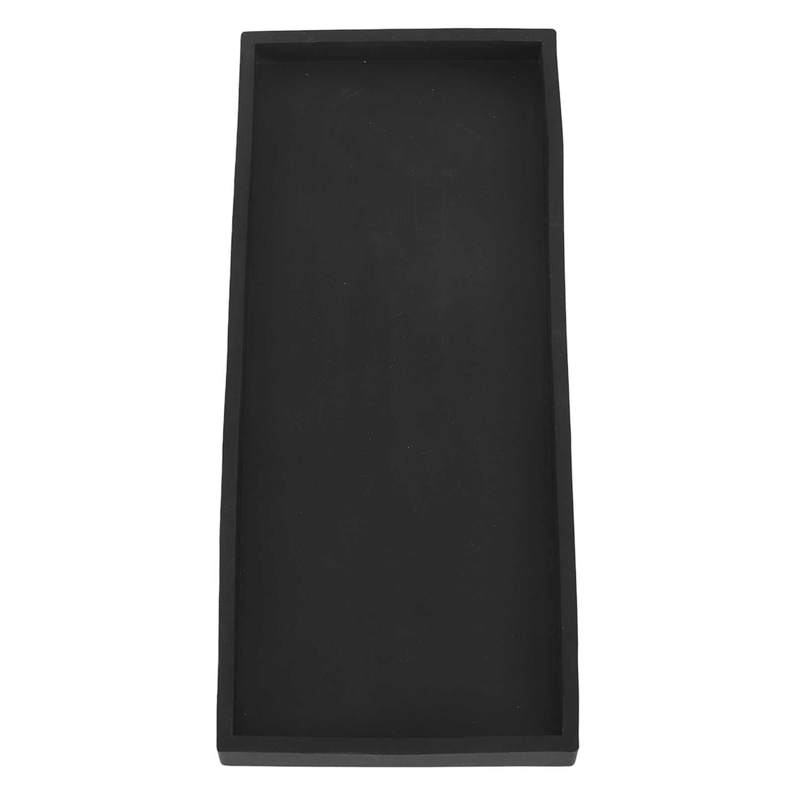 Vassoio da Bagno per Bancone, Vassoio Cosmetico in Silicone per Bagno, Vassoio Rettangolare per Lavabo Vassoio Portaoggetti Vassoio Cosmetico Vassoio Portaoggetti per Gioielli (L)